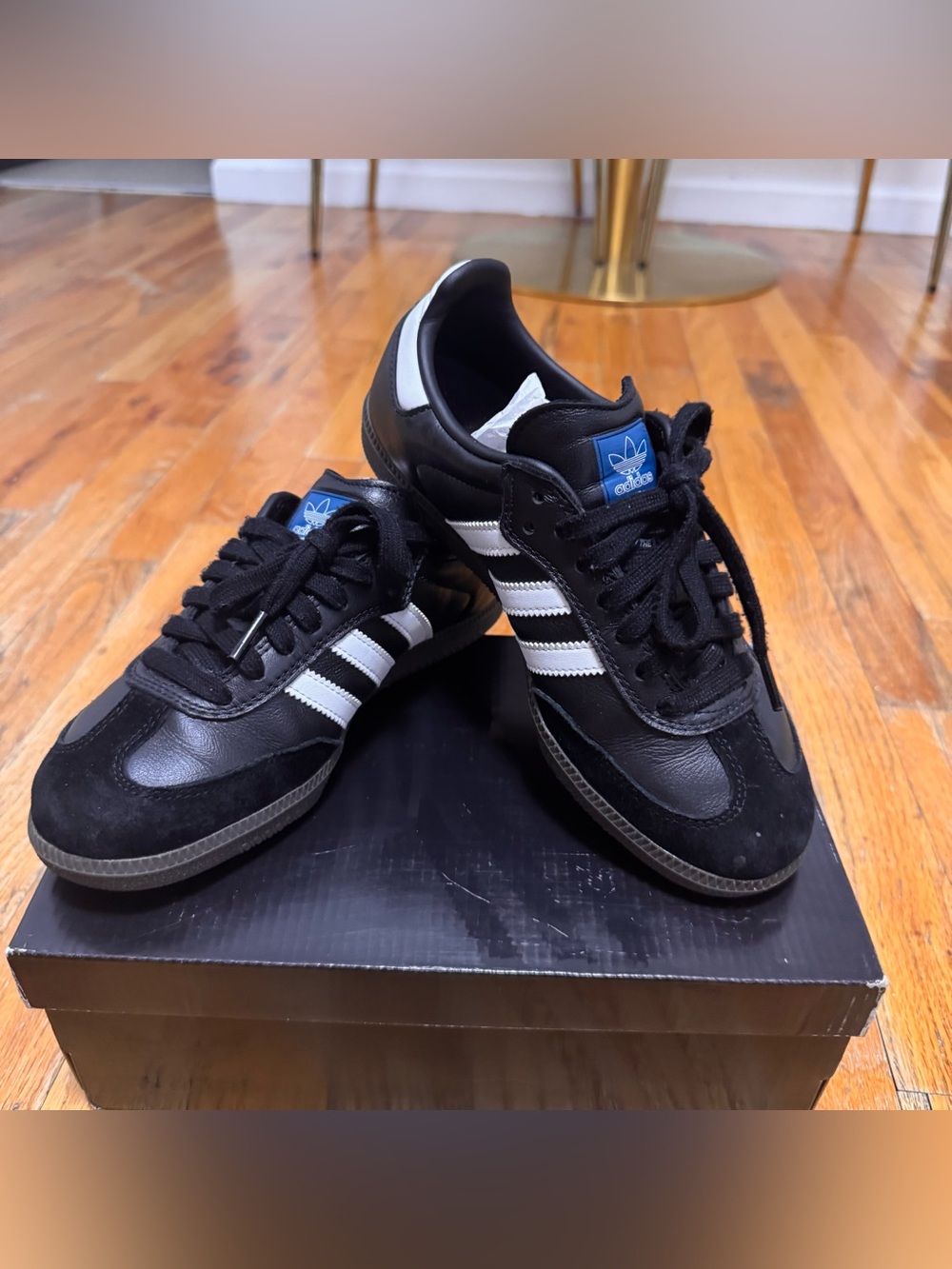 adidas Black and White Men's Classic Sneakers